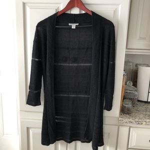Coldwater Creek Long Lightweight Cardigan Medium